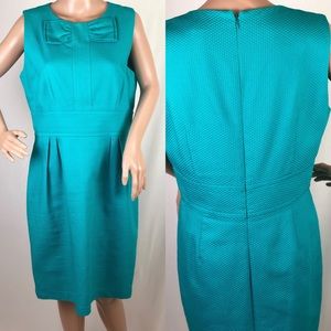 Eliza J New York aqua bow front dress